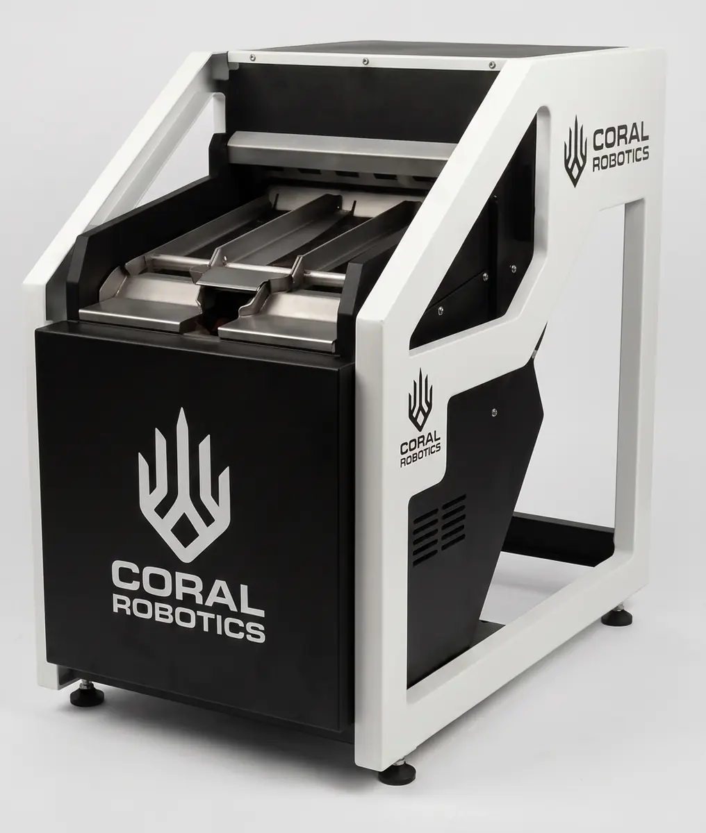 Maquina clasificadora de CORAL ROBOTICS